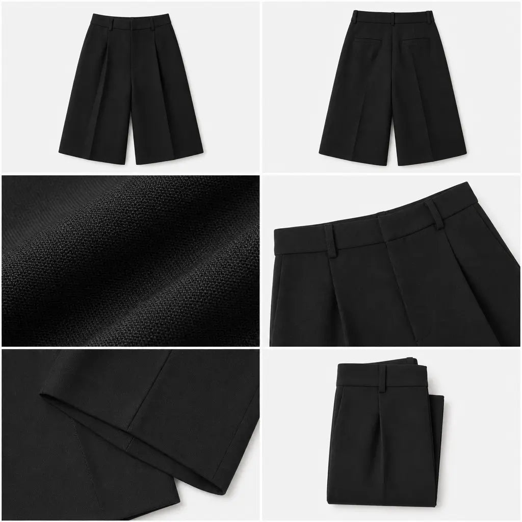 BERMUDAS PLISADAS
